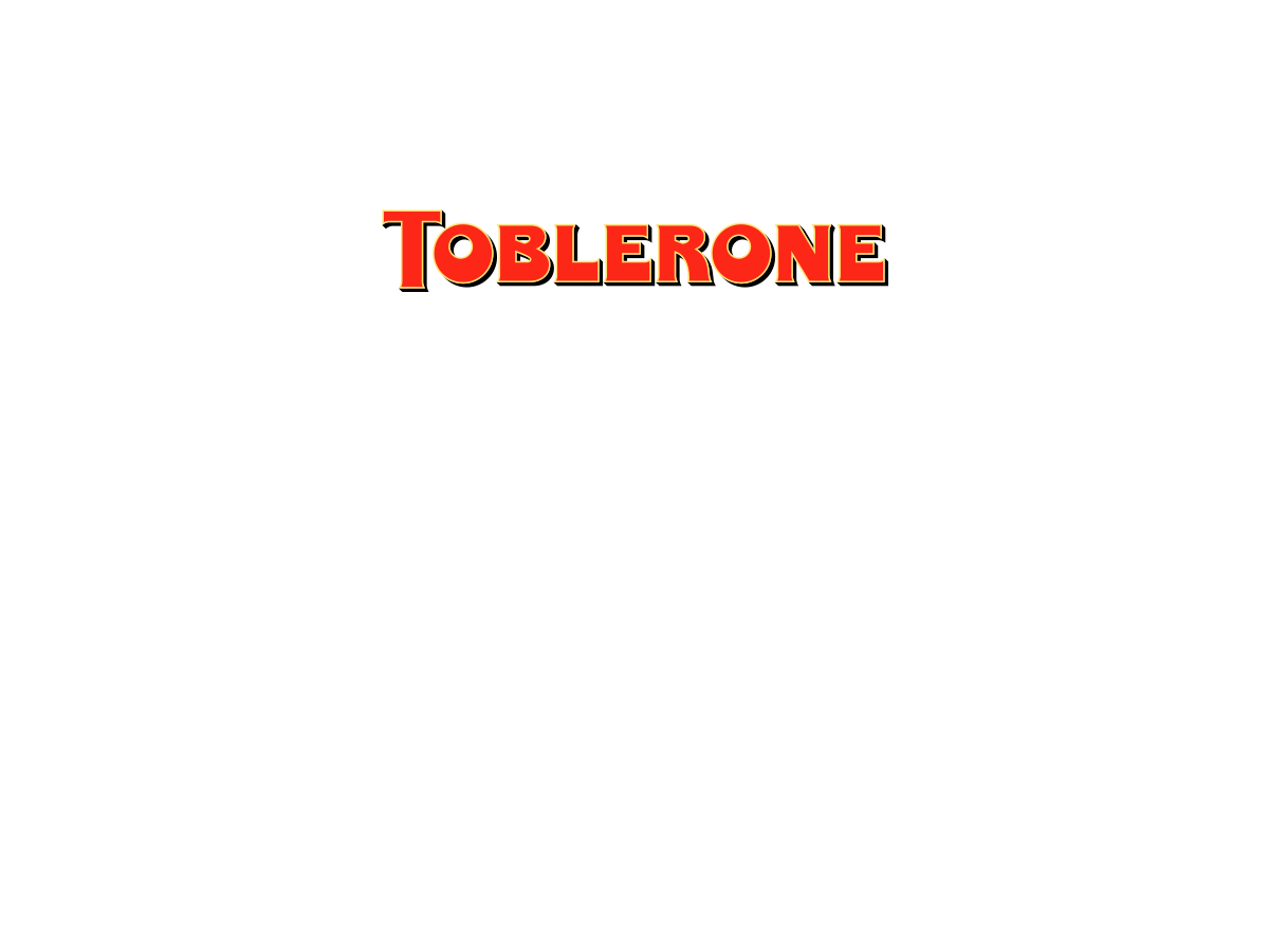 Toblerone - Chocolate Like Nobody’s Watching